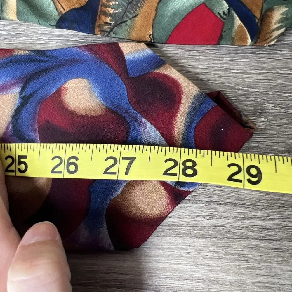 Lot of 4 Vintage Jerry J Garcia Collection Silk Neck Ties Watercolor Abstract